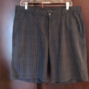 Men's Flat Front Gray Shorts